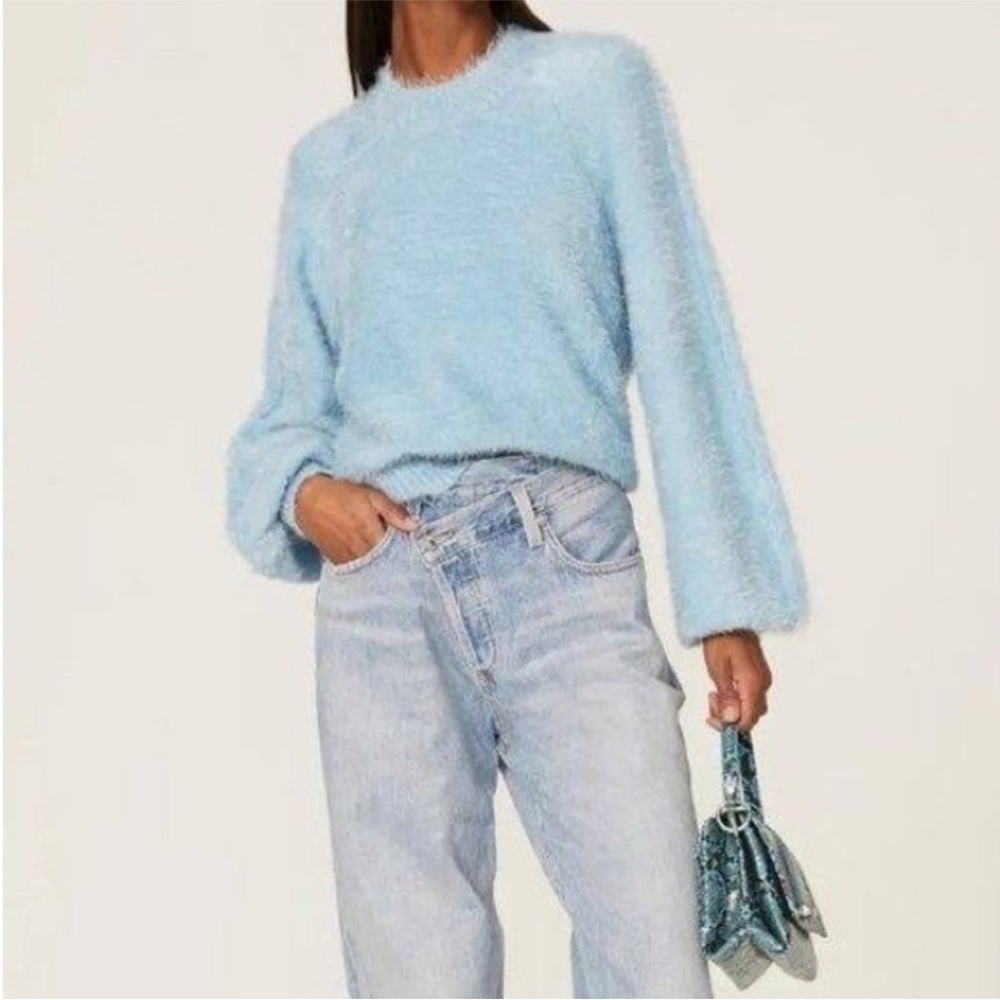 Show Me Your MuMu Vienna Sweater Frosty Blue Knit size small